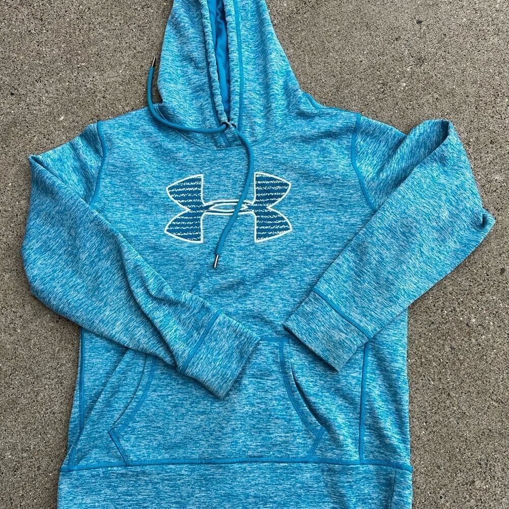 Under Armour loose fit, women's M hooded sweatshirt, blue